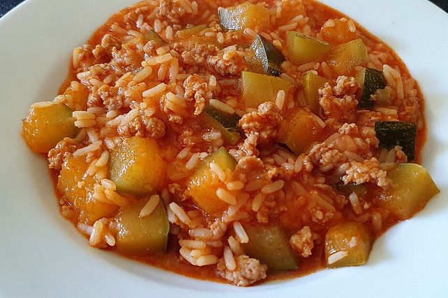 Mediterraner Zucchini-Hackfleischtopf mit Feta von patricia_pd00| Chefkoch