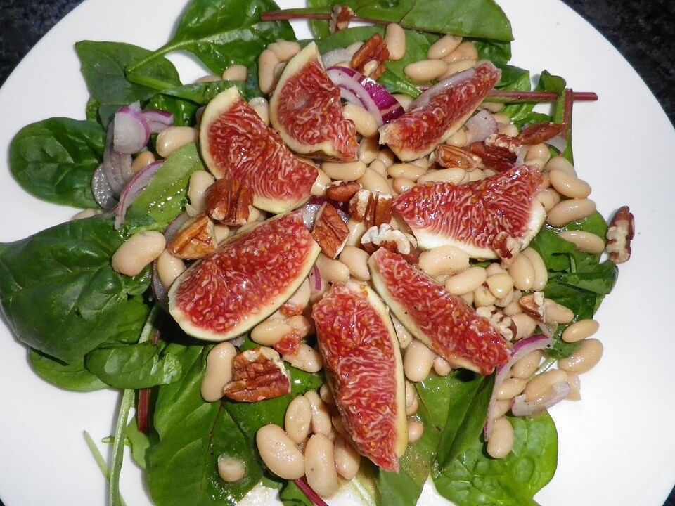 Salat mit weißen Bohnen und Feigen von dodith| Chefkoch