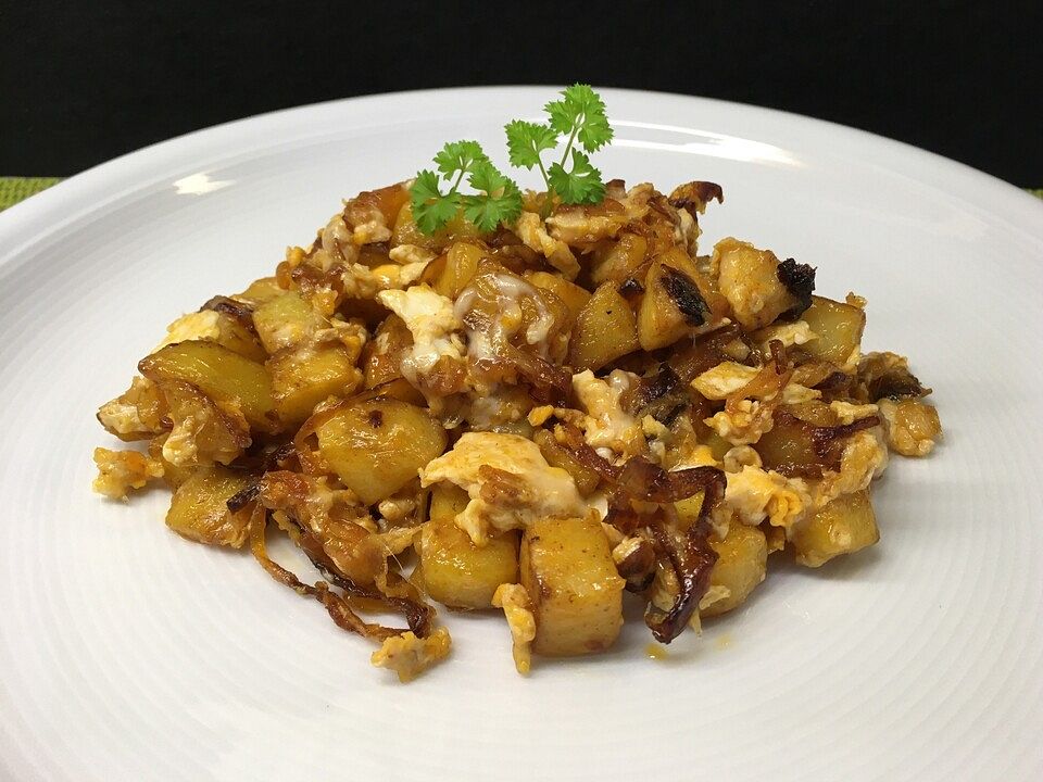 Kartoffel-Käse-Rührei von keckeisabell| Chefkoch
