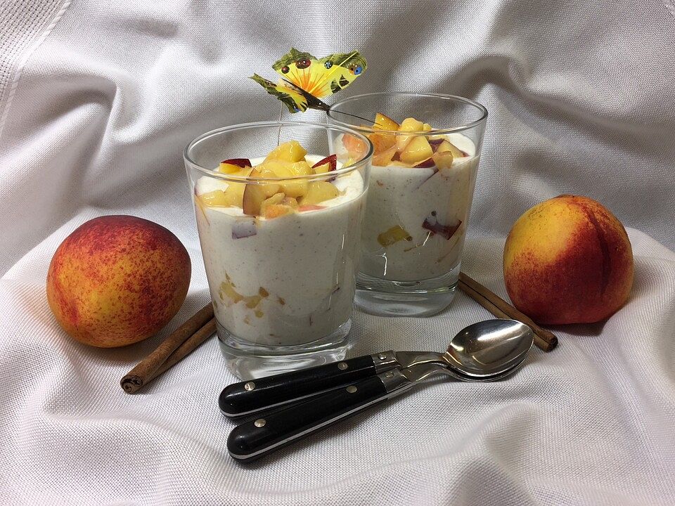 Dessert für Zwei mit Nektarinen von Mooreule| Chefkoch