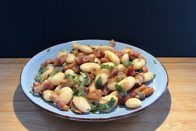 Weiße Bohnen mit Speck und Salbei von SessM| Chefkoch