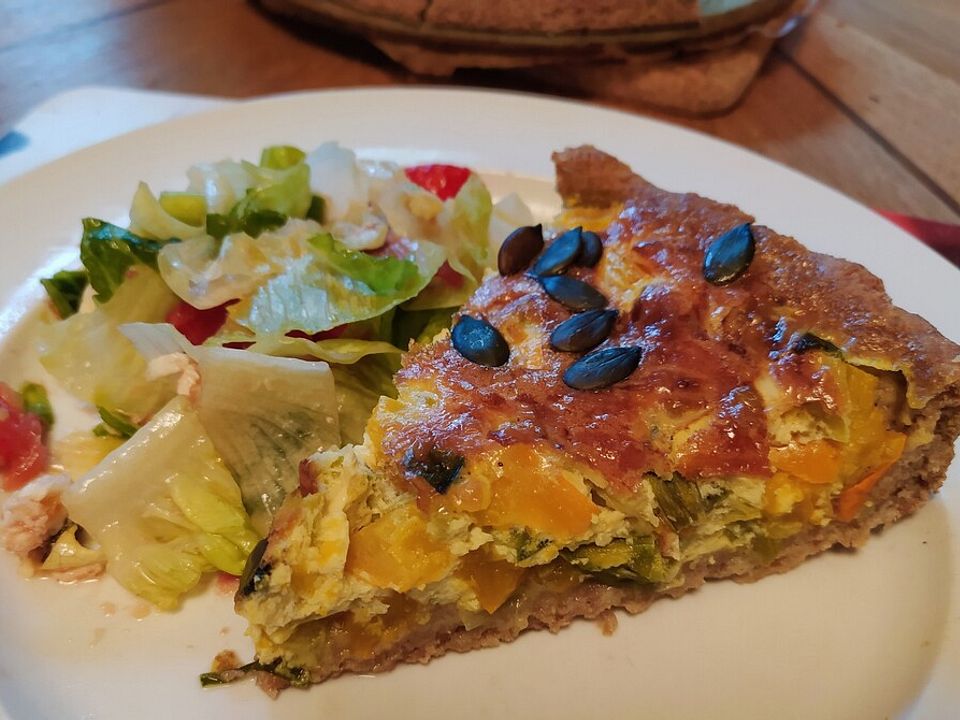 K Rbis Lauch Quiche Mit Dinkelboden Von Klh Chefkoch