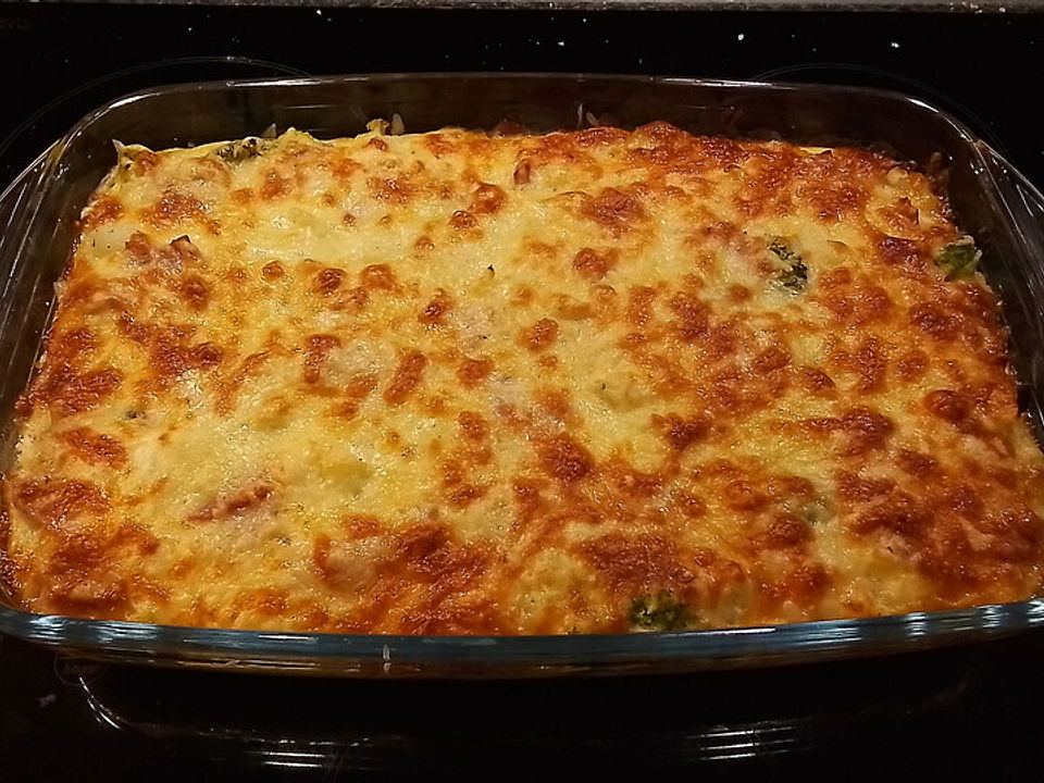 Blumenkohl-Brokkoli-Gratin mit Schinken von Mic81xxx| Chefkoch