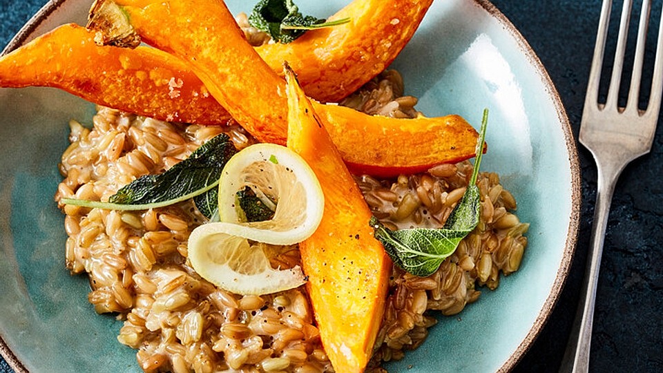 Kürbis-Risotto