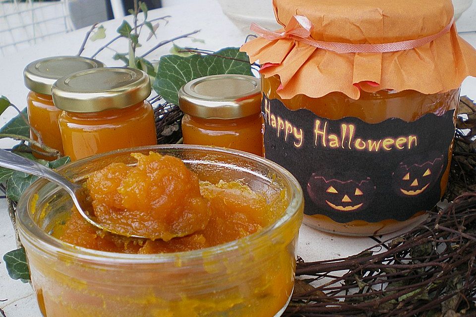 Halloween - Kürbis - Marmelade