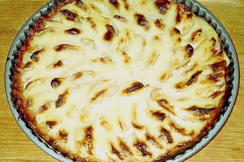 Tarte aux pommes alsacienne