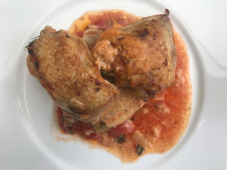 Pollo al finocchio – Hähnchen auf Fenchelgemüse von italoviel| Chefkoch