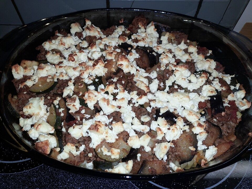 Griechischer Fleisch-Gemüse-Nudel-Auflauf von Eleanor-Anne| Chefkoch