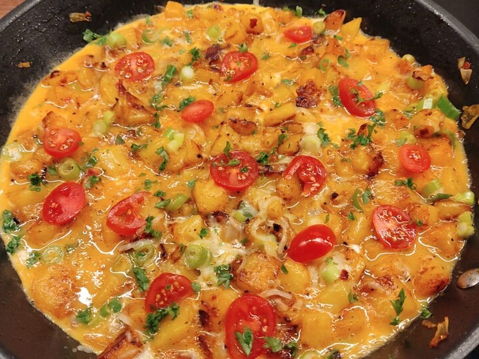 Omelette à la Tortilla mit Chorizo und Kartoffeln von Anja0406| Chefkoch