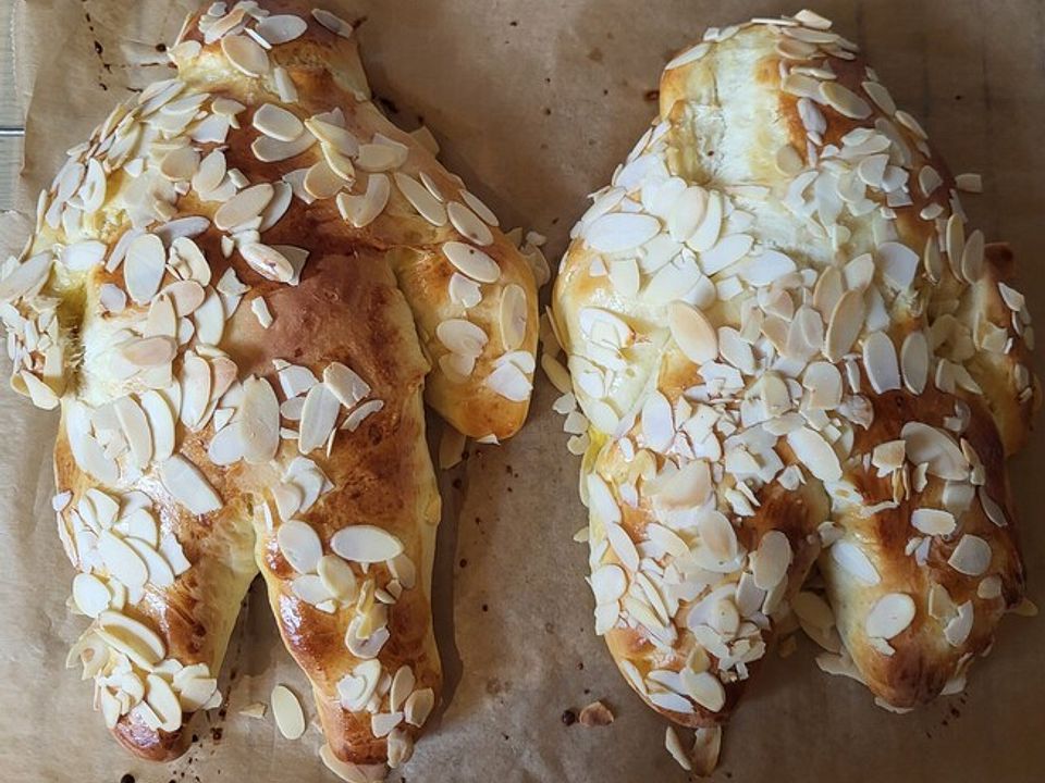 Weckmann mit Mandelblättchen von backmaus70| Chefkoch