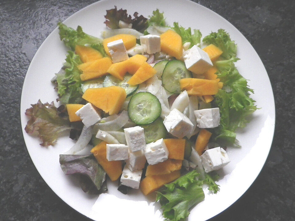 Fenchelsalat mit Kaki und Feta von dodith| Chefkoch