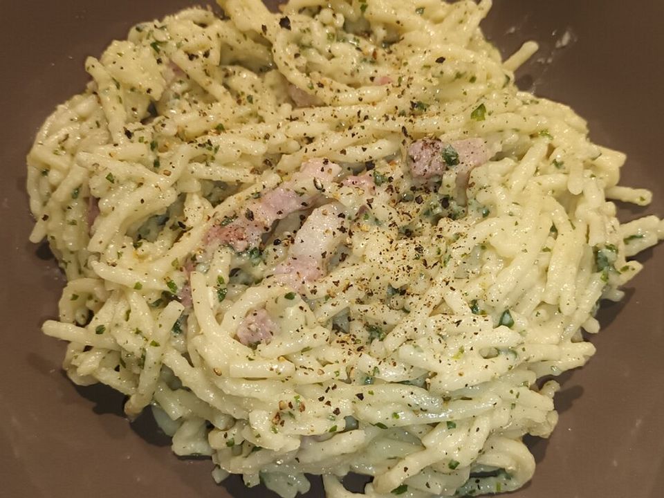 Spaghetti Carbonara mit Sahne von Felix_Gbl Chefkoch
