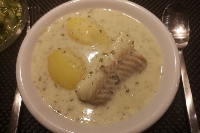 Kochfisch ostpreußische Art in saurer Sahnesauce von g_schulze| Chefkoch