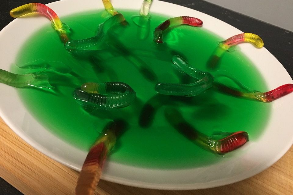 Wackelpudding mit Spinnen