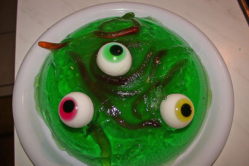 Wackelpudding mit Spinnen