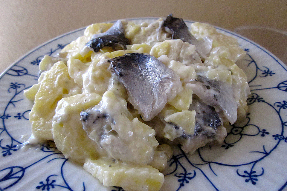 Kartoffelsalat für die Winterszeit