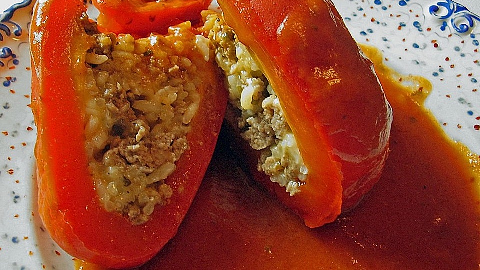Waten Ansager Prämie gefüllte paprika im ofen machen Benutzerdefiniert ...