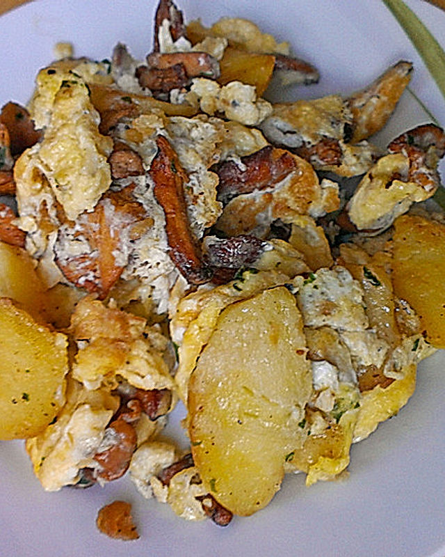 Eierschwammerl - Kartoffelgröstl