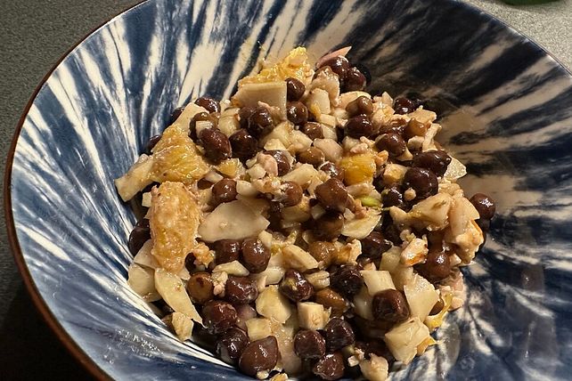 Schwarze Kichererbsen-Fenchel-Orangensalat von ReginaKoeln| Chefkoch