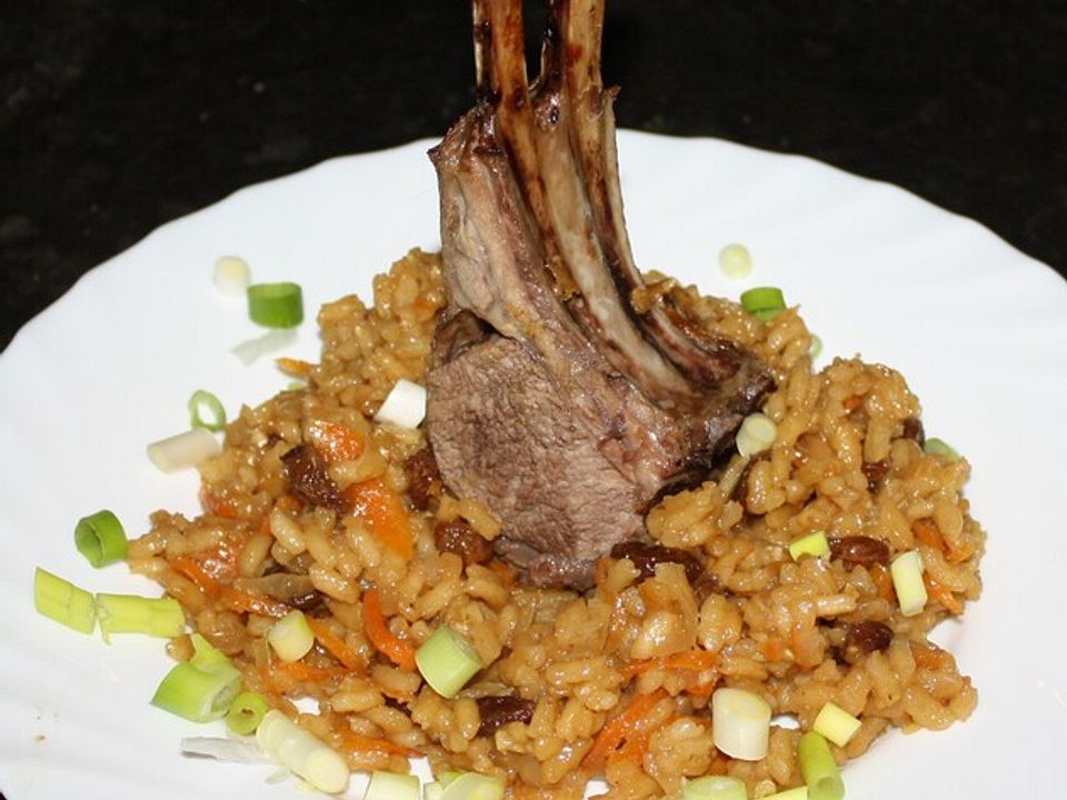 Risotto mit MadeiraRosinen und Möhrenzesten von Klaumix Chefkoch