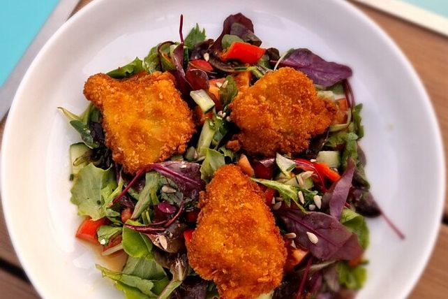 Sehr knusprige und saftige Hähnchen-Nuggets von Maeuschenxxs| Chefkoch