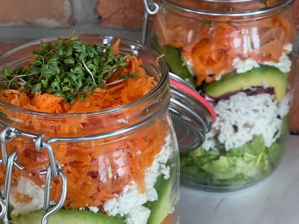 Wildreis-Avocado-Möhren Salat mit rotem Pesto von Svetlana-sh| Chefkoch