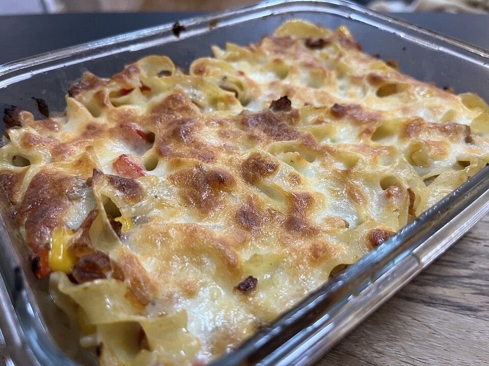 Nudelauflauf mit Hackfleisch von DenTei| Chefkoch