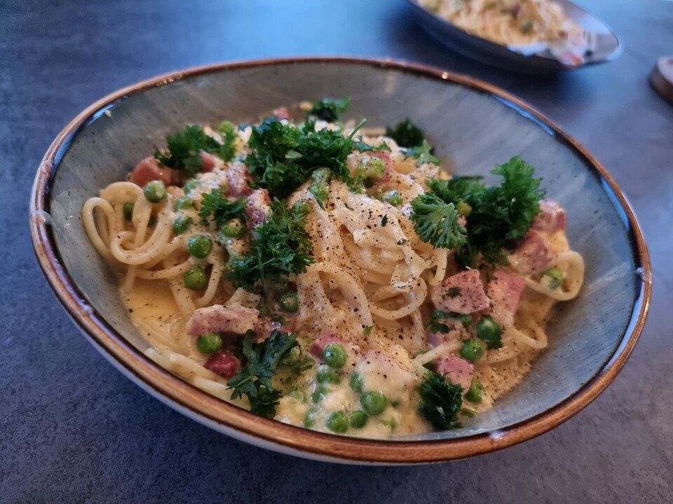 Scharfe Spaghetti Carbonara von VerOli06| Chefkoch