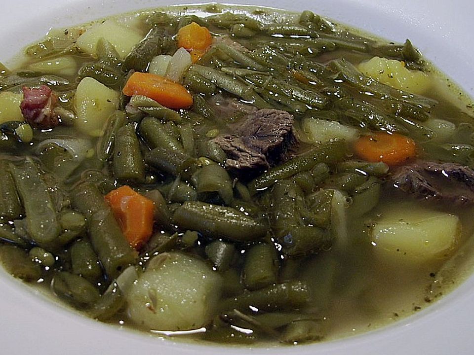 Omas grüne Bohnensuppe von msbbonn | Chefkoch