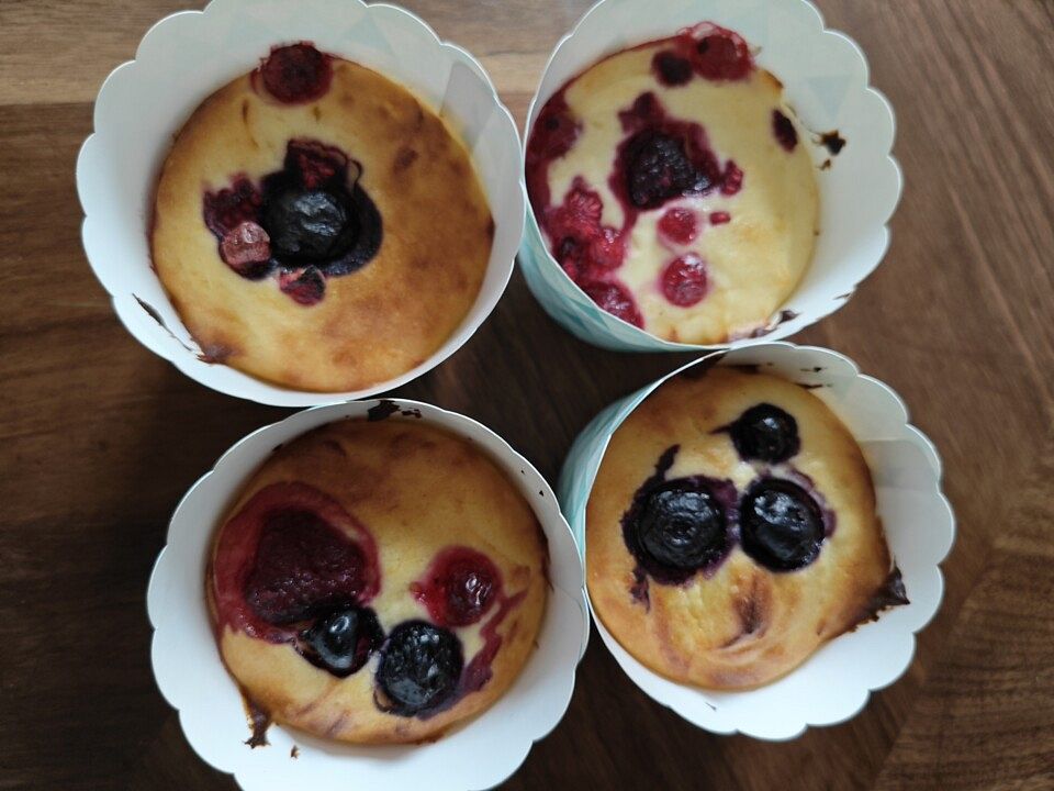 Käsekuchen-Muffins aus der Heißluftfritteuse von Mafo1975| Chefkoch