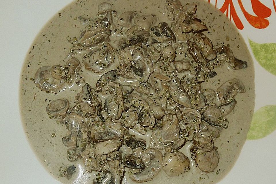 Champignons in Sahne