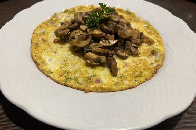 Bauern-Omelette mit Champignons und Speck von nico_cassani13| Chefkoch