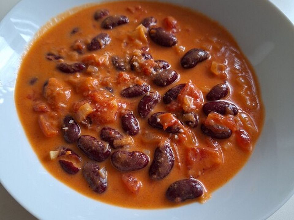 Kokoscremesuppe mit Kidneybohnen von Blondie872| Chefkoch