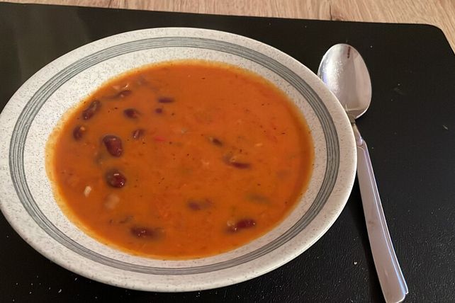 Kokoscremesuppe mit Kidneybohnen von Blondie872| Chefkoch