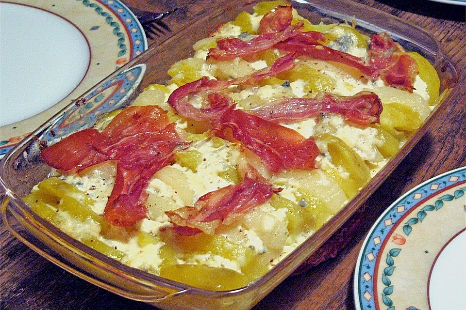 Birnen - Kartoffel - Gratin