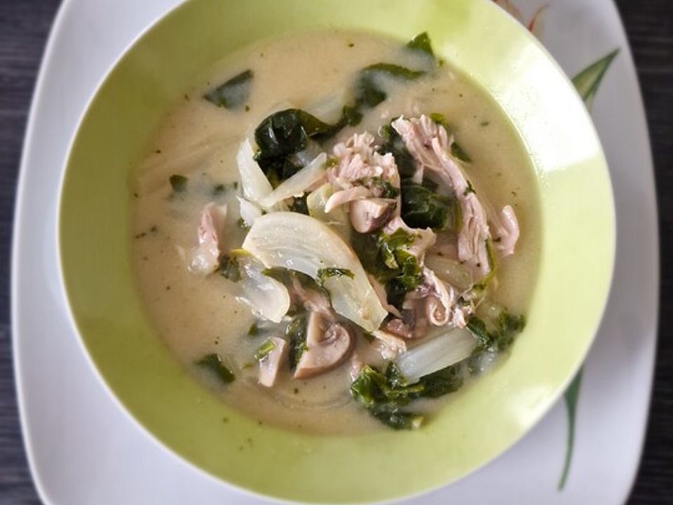 Keto Suppe mit Fenchel und Spinat von klein_he| Chefkoch