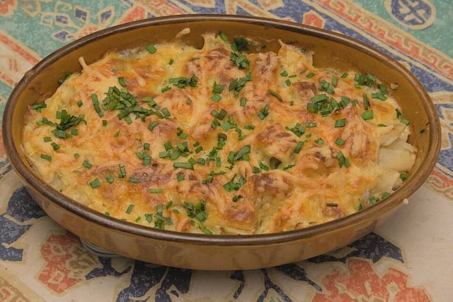 Dänischer Blumenkohlauflauf mit Kabeljau von Tatunca| Chefkoch