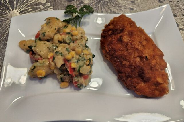 Bunter Kartoffelsalat mit Mais und Paprika von chiara| Chefkoch