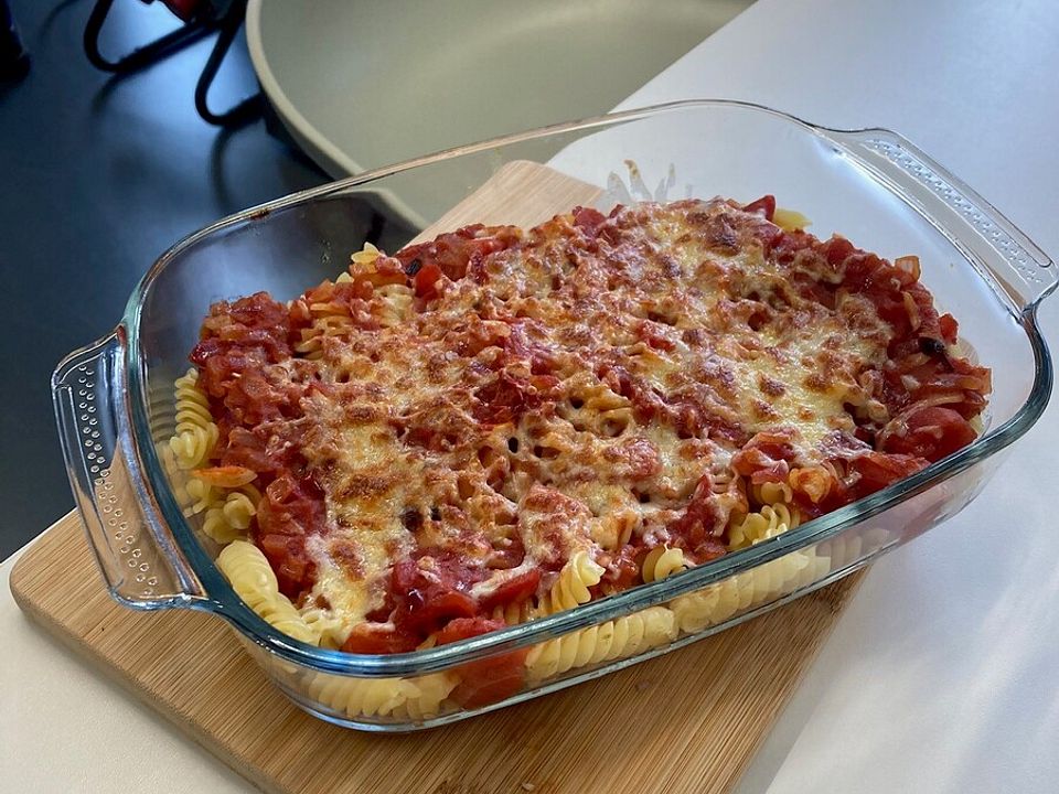 Tomaten-Sahne-Nudelauflauf von franziska_scheere_1| Chefkoch Tomaten-Sahne-Nudelauflauf von franziska_scheere_1| Chefkoch