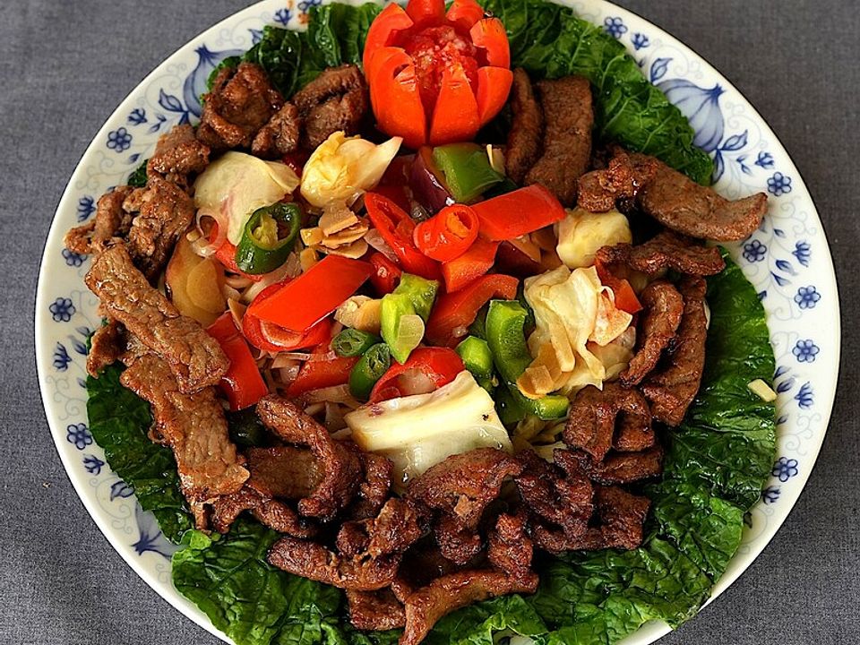 Würziges Rindfleisch mit Cap Cay von dieter_sedlaczek| Chefkoch