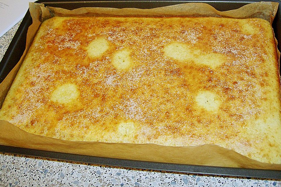 Buttermilch - Zimt - Kuchen vom Blech