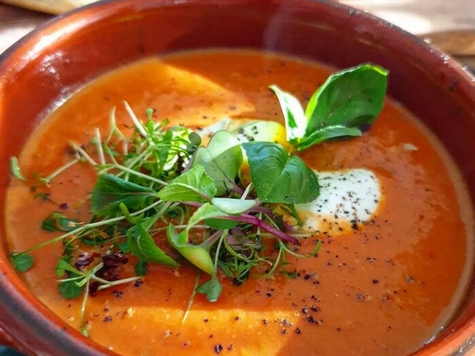 Tomatensuppe aus gebackenen Ofentomaten von agiagi2| Chefkoch