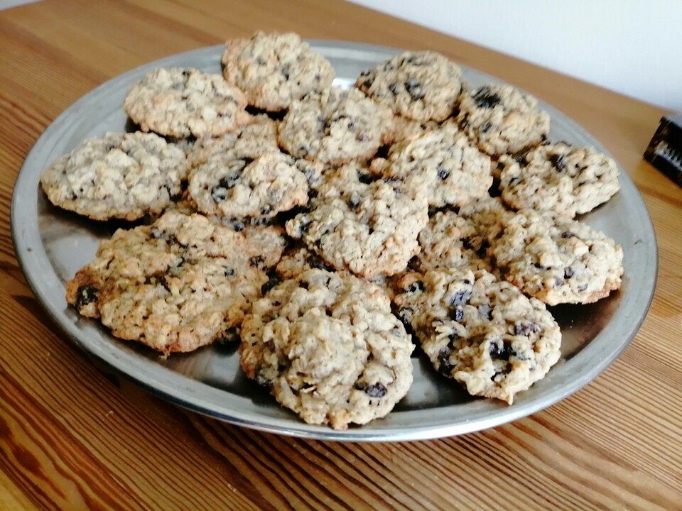 Haferflocken-Cookies mit Rosinen von elias_ohm_de| Chefkoch