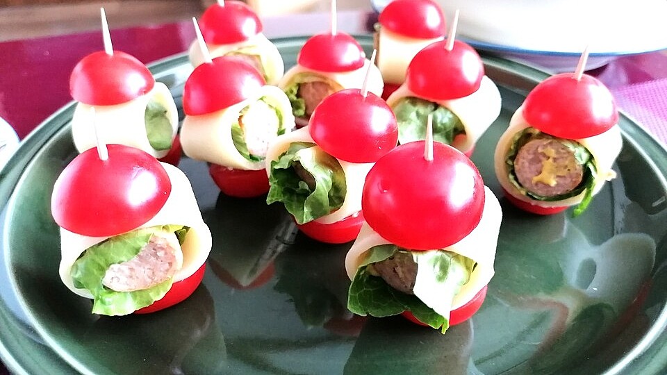 Paccheri-Spießchen mit Bratwurst von korinte777| Chefkoch