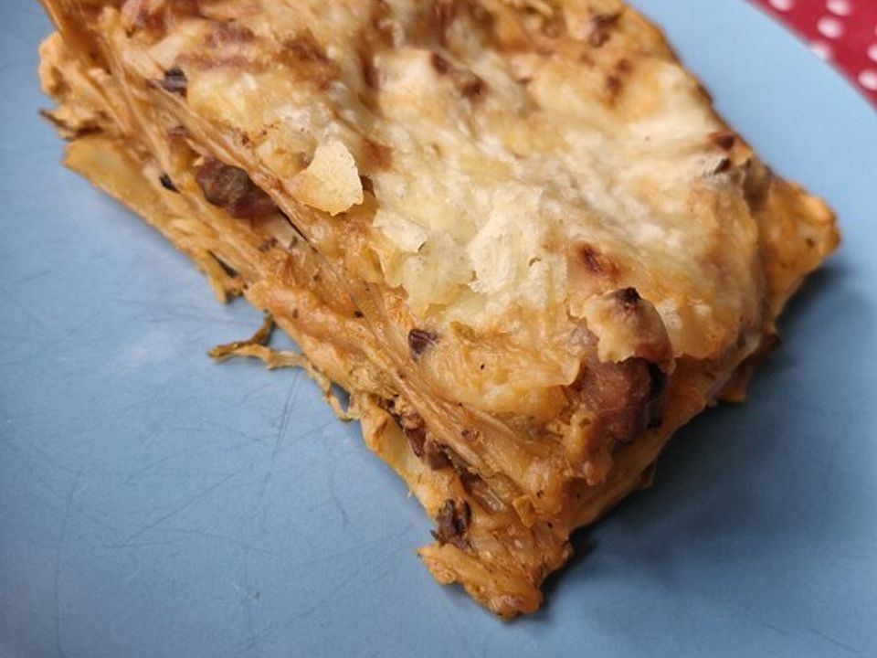 Lasagne mit Chinakohl und Chorizo von isakind| Chefkoch