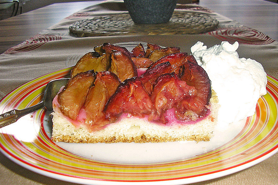 Zwetschgenkuchen mit Quarkölteig