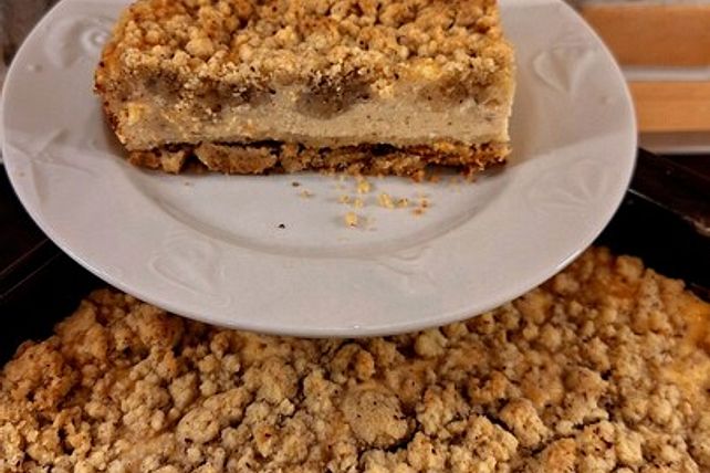 Quarkschnitten mit Nussstreuseln von Christhias| Chefkoch