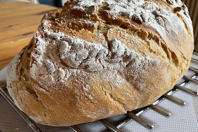 Dinkelmischbrot mit Sauerteig und Körnerkruste von Bienenköchin| Chefkoch