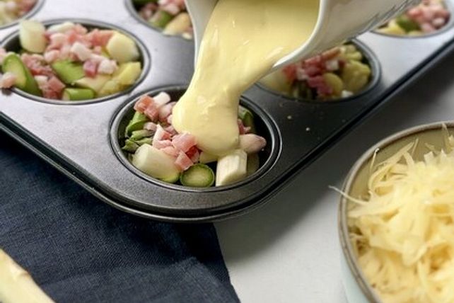 Smashed Kartoffel-Muffins mit Spargel von Chefkoch_Sabine| Chefkoch