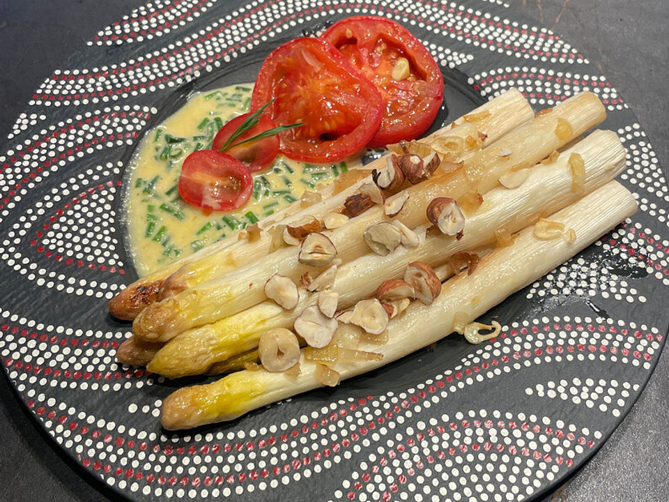 Confierter Spargel mit Sauce gribiche von sakesamourai| Chefkoch